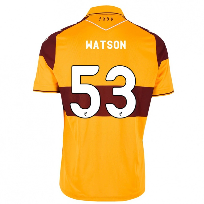 Danxen Homem Camisola Blane Watson #53 Marrom Laranja Principal 2026/27 Camisa