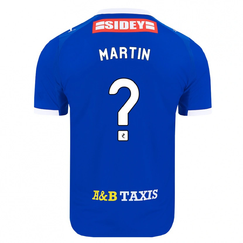 Danxen Homem Camisola Ethan Martin #0 Azul Vermelho Amarelo Principal 2026/27 Camisa