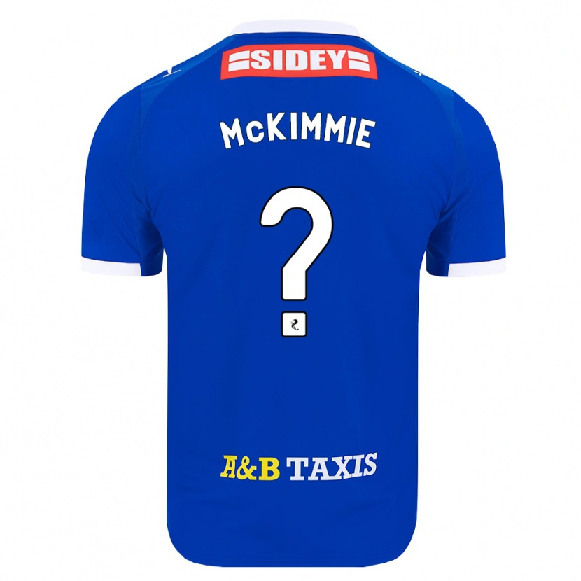 Danxen Homem Camisola Lucas Mckimmie #0 Azul Vermelho Amarelo Principal 2026/27 Camisa