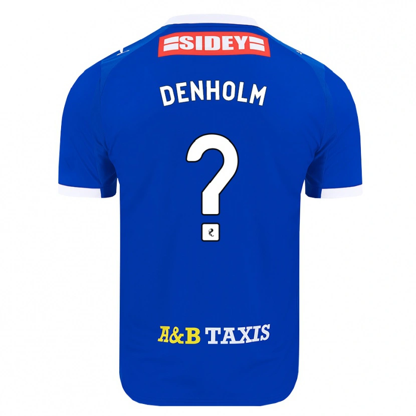 Danxen Homem Camisola Ben Denholm #0 Azul Vermelho Amarelo Principal 2026/27 Camisa