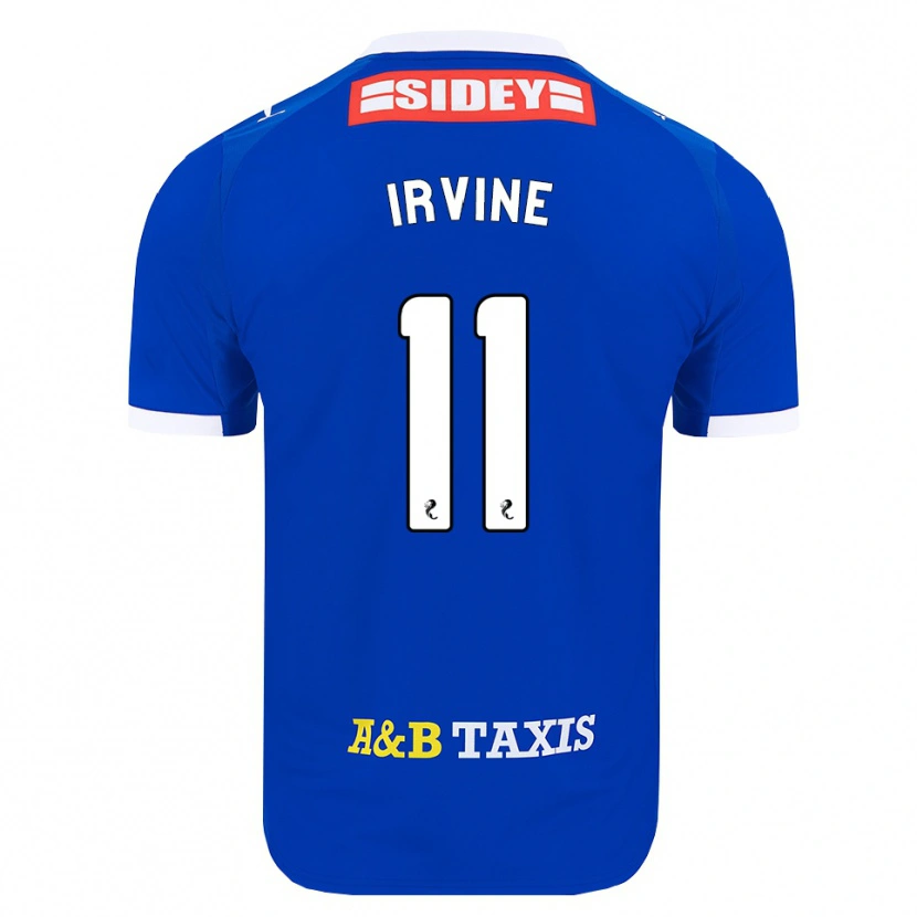 Danxen Homem Camisola Niamh Irvine #11 Azul Vermelho Amarelo Principal 2026/27 Camisa