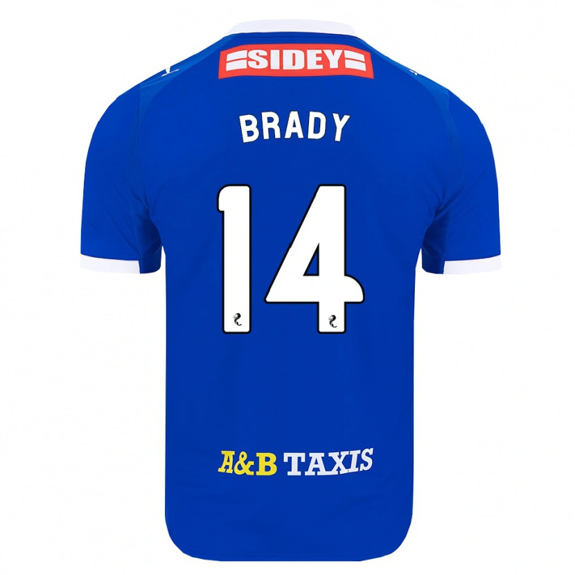 Danxen Homem Camisola Scarlett Brady #14 Azul Vermelho Amarelo Principal 2026/27 Camisa