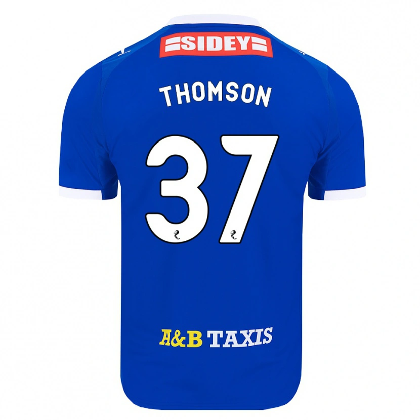 Danxen Homem Camisola Kyle Thomson #37 Azul Vermelho Amarelo Principal 2026/27 Camisa