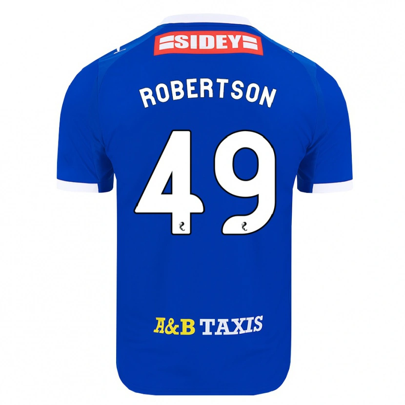 Danxen Homem Camisola Jack Robertson #49 Azul Vermelho Amarelo Principal 2026/27 Camisa