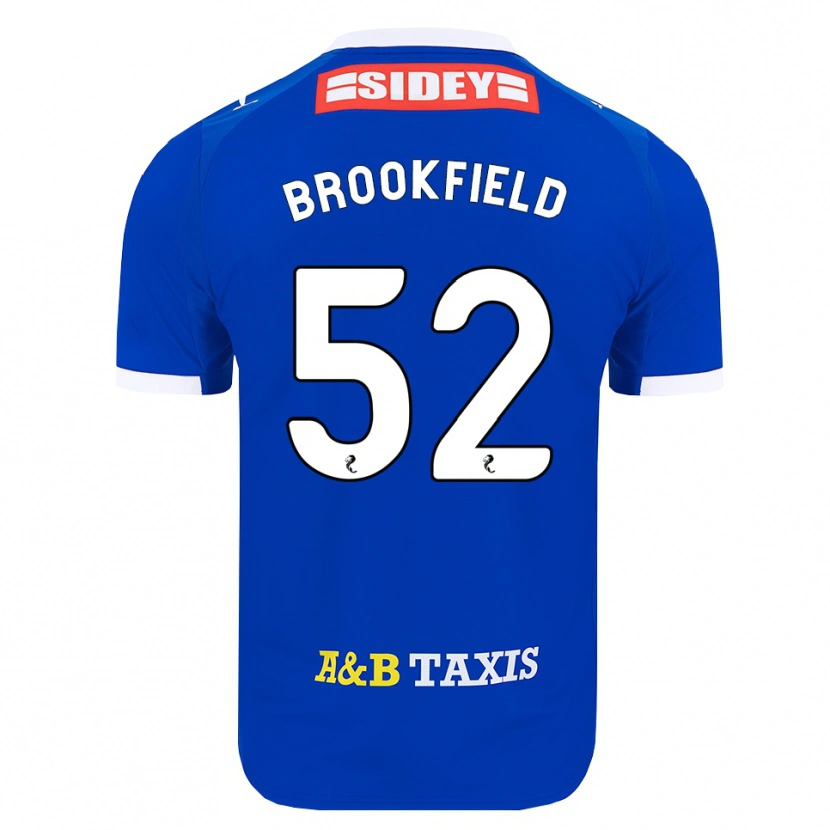 Danxen Homem Camisola Arran Brookfield #52 Azul Vermelho Amarelo Principal 2026/27 Camisa