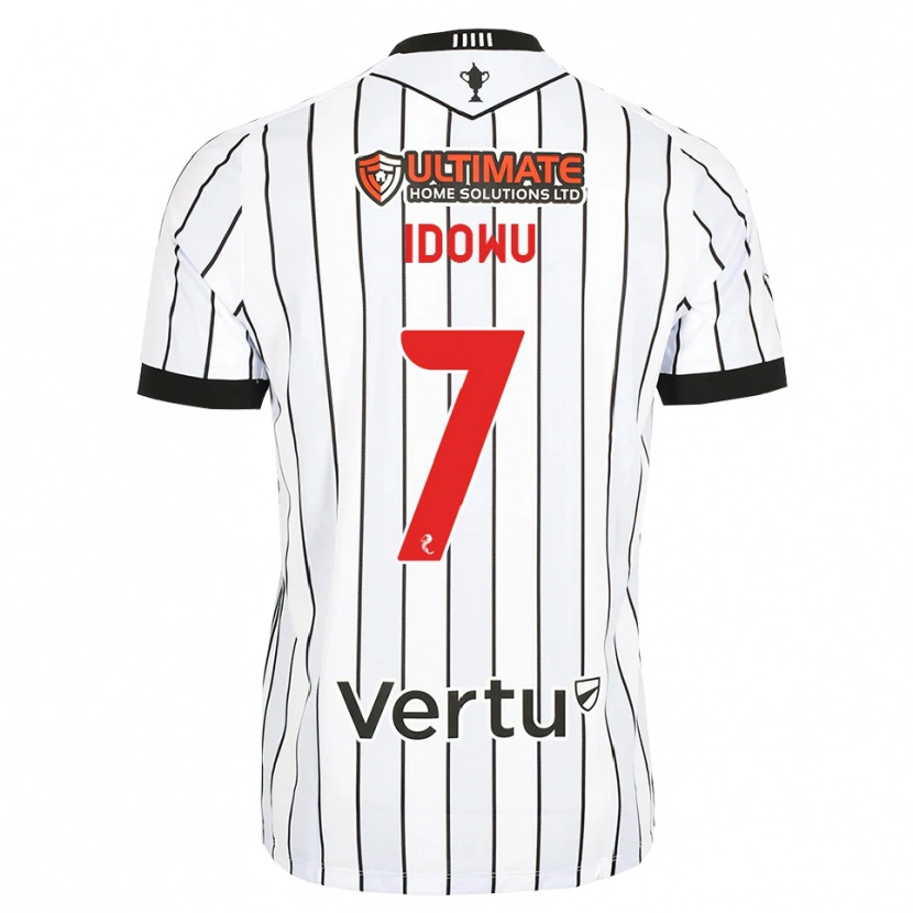 Danxen Homem Camisola Roland Idowu #7 Branco Preto Vermelho Principal 2026/27 Camisa