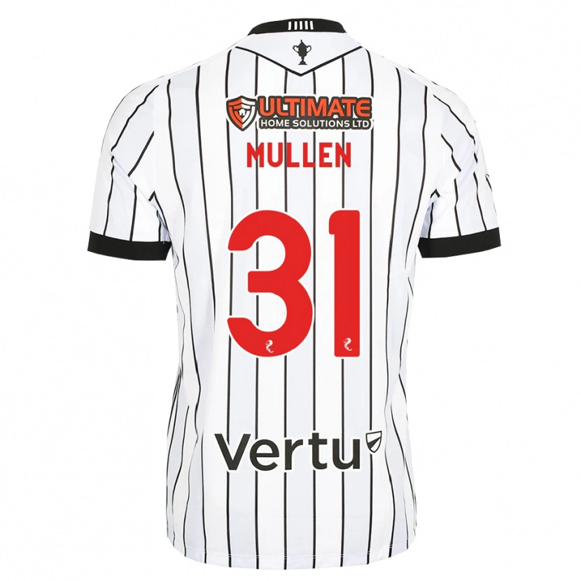 Danxen Homem Camisola Ryan Mullen #31 Branco Preto Vermelho Principal 2026/27 Camisa