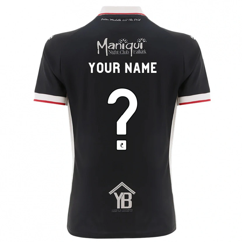 Danxen Homem Camisola Seu Nome #0 Preto Branco Vermelho Principal 2026/27 Camisa