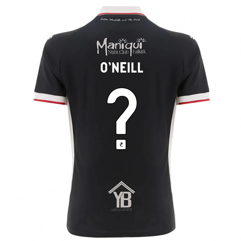 Danxen Homem Camisola Robyn O'neill #0 Preto Branco Vermelho Principal 2026/27 Camisa