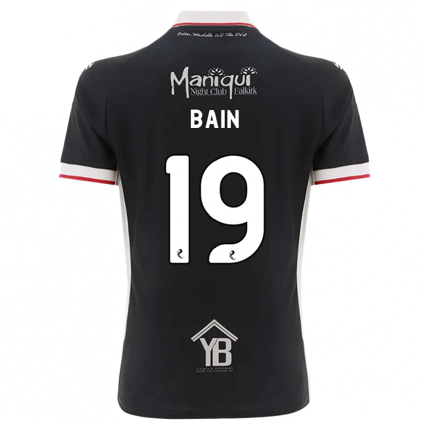 Danxen Homem Camisola Scott Bain #19 Preto Branco Vermelho Principal 2026/27 Camisa