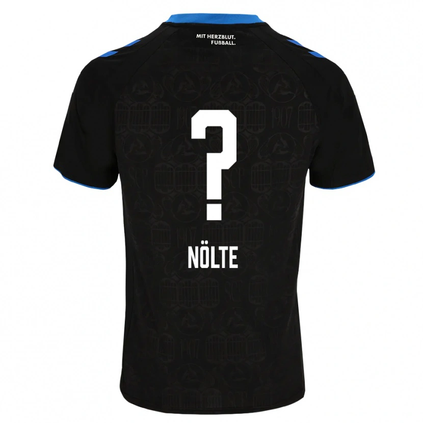 Danxen Homem Camisola Jannik Nölte #0 Preto Branco Vermelho Principal 2026/27 Camisa