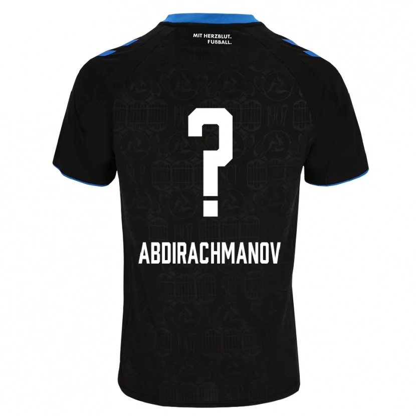 Danxen Homem Camisola Islom Abdirachmanov #0 Preto Branco Vermelho Principal 2026/27 Camisa