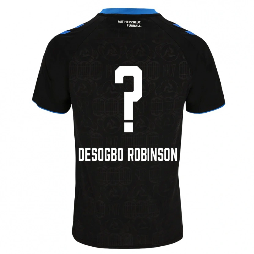 Danxen Homem Camisola Jermaine Desogbo Robinson #0 Preto Branco Vermelho Principal 2026/27 Camisa