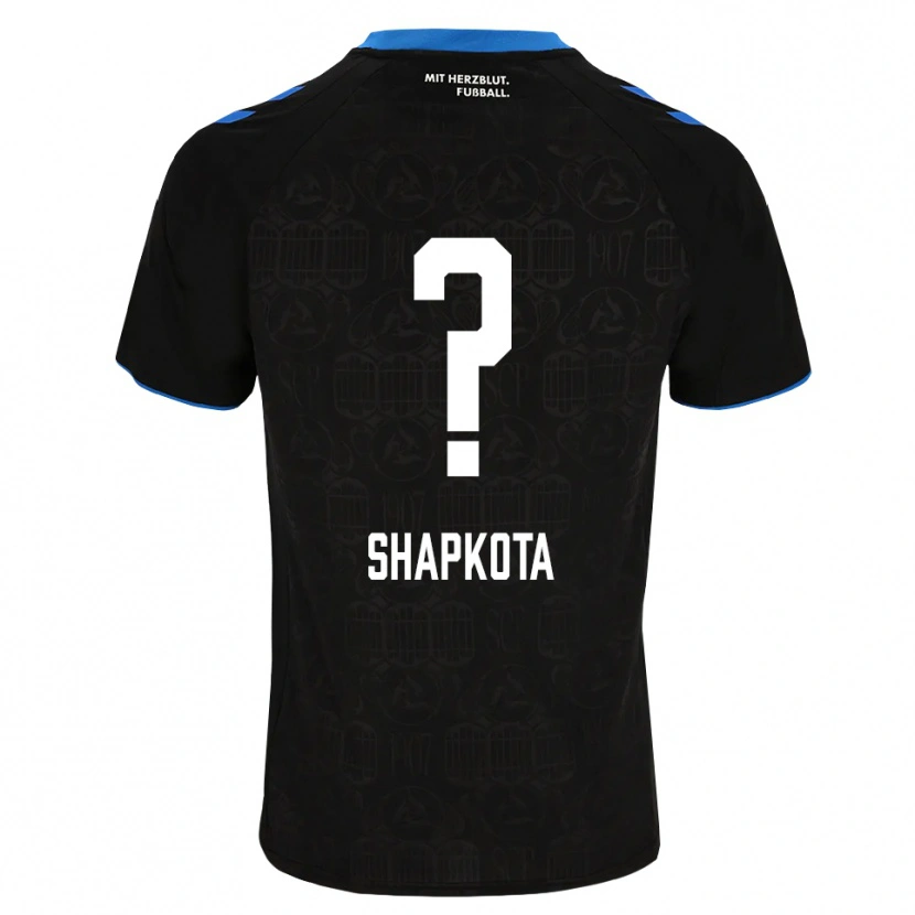 Danxen Homem Camisola Raul Shapkota #0 Preto Branco Vermelho Principal 2026/27 Camisa