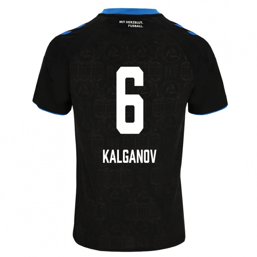 Danxen Homem Camisola Levin Kalganov #6 Preto Branco Vermelho Principal 2026/27 Camisa