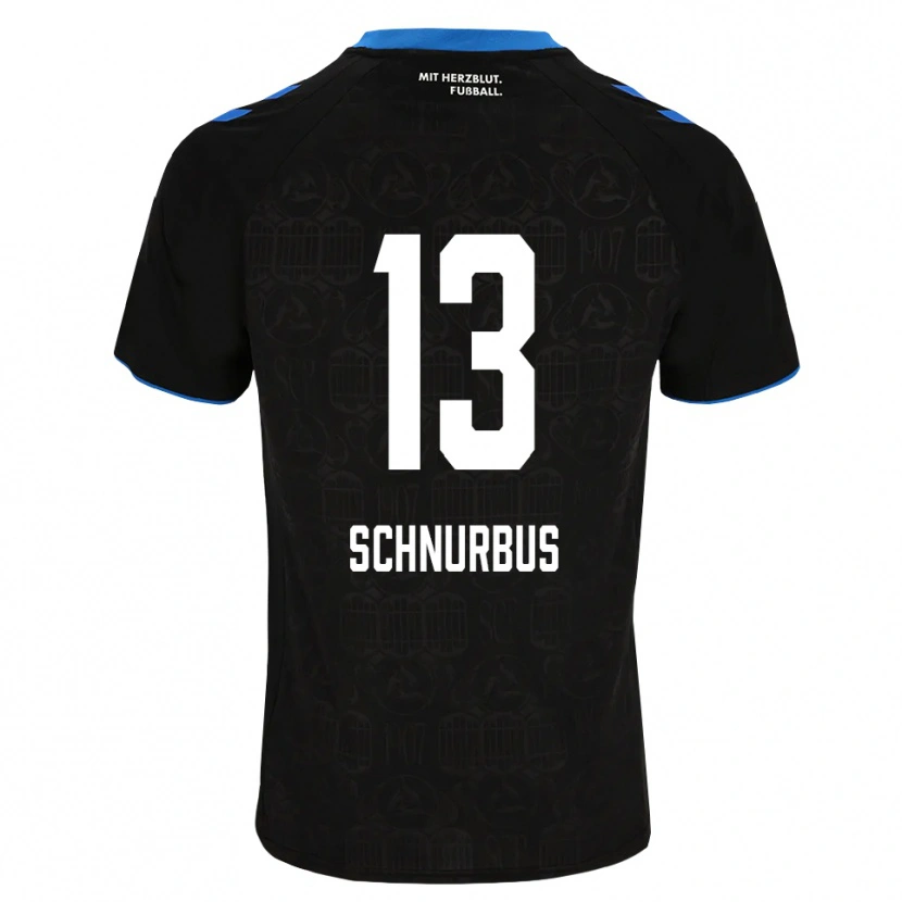 Danxen Homem Camisola Emil Schnurbus #13 Preto Branco Vermelho Principal 2026/27 Camisa