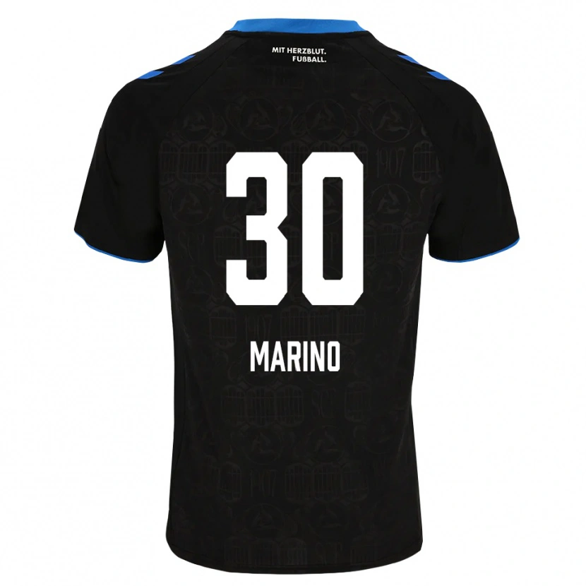 Danxen Homem Camisola Stefano Marino #30 Preto Branco Vermelho Principal 2026/27 Camisa