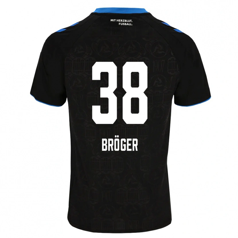 Danxen Homem Camisola Bennit Bröger #38 Preto Branco Vermelho Principal 2026/27 Camisa