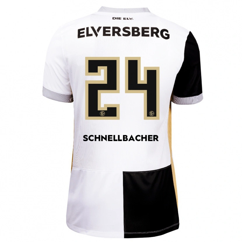 Danxen Homem Camisola Luca Schnellbacher #24 Preto Branco Marrom Principal 2026/27 Camisa