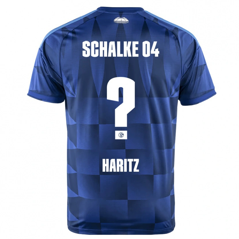 Danxen Homem Camisola Sam Haritz #0 Azul Escuro Amarelo Branco Principal 2026/27 Camisa