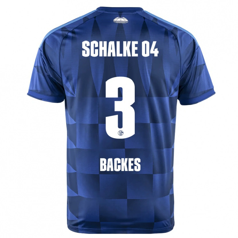 Danxen Homem Camisola Diego Backes-Klimek #3 Azul Escuro Amarelo Branco Principal 2026/27 Camisa