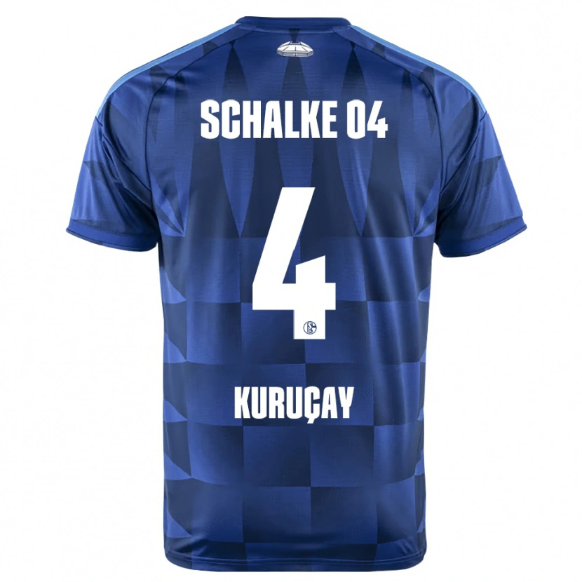 Danxen Homem Camisola Hasan Kuruçay #4 Azul Escuro Amarelo Branco Principal 2026/27 Camisa
