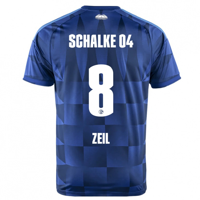 Danxen Homem Camisola Emil Zeil #8 Azul Escuro Amarelo Branco Principal 2026/27 Camisa