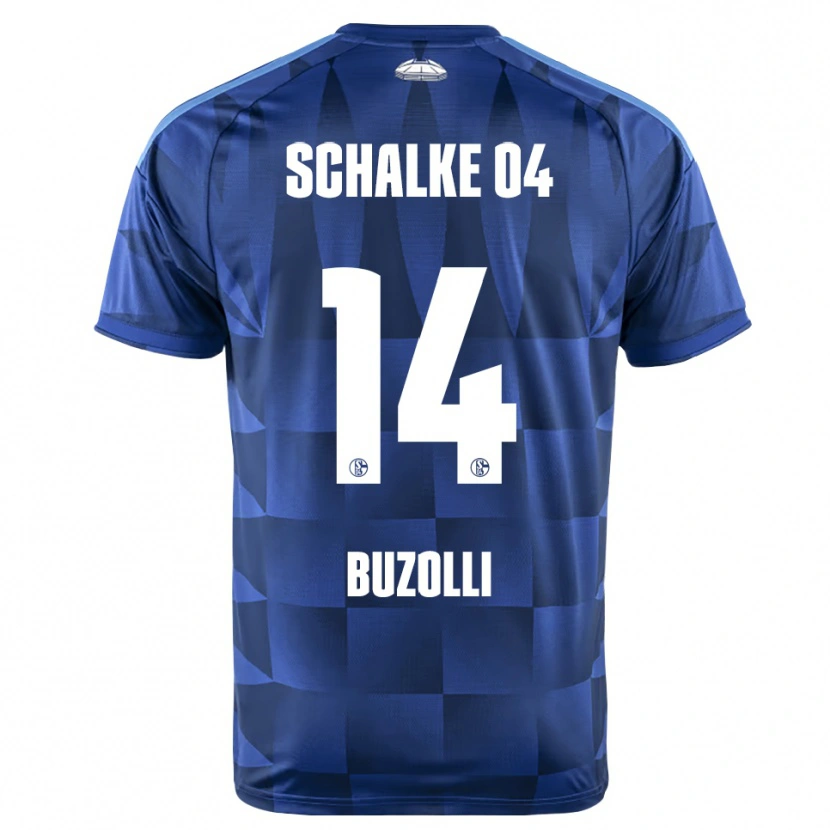 Danxen Homem Camisola Andri Buzolli #14 Azul Escuro Amarelo Branco Principal 2026/27 Camisa