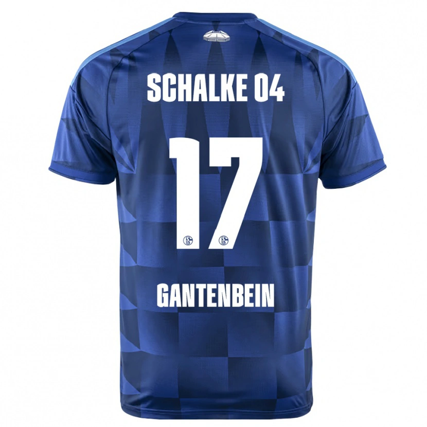 Danxen Homem Camisola Adrian Gantenbein #17 Azul Escuro Amarelo Branco Principal 2026/27 Camisa