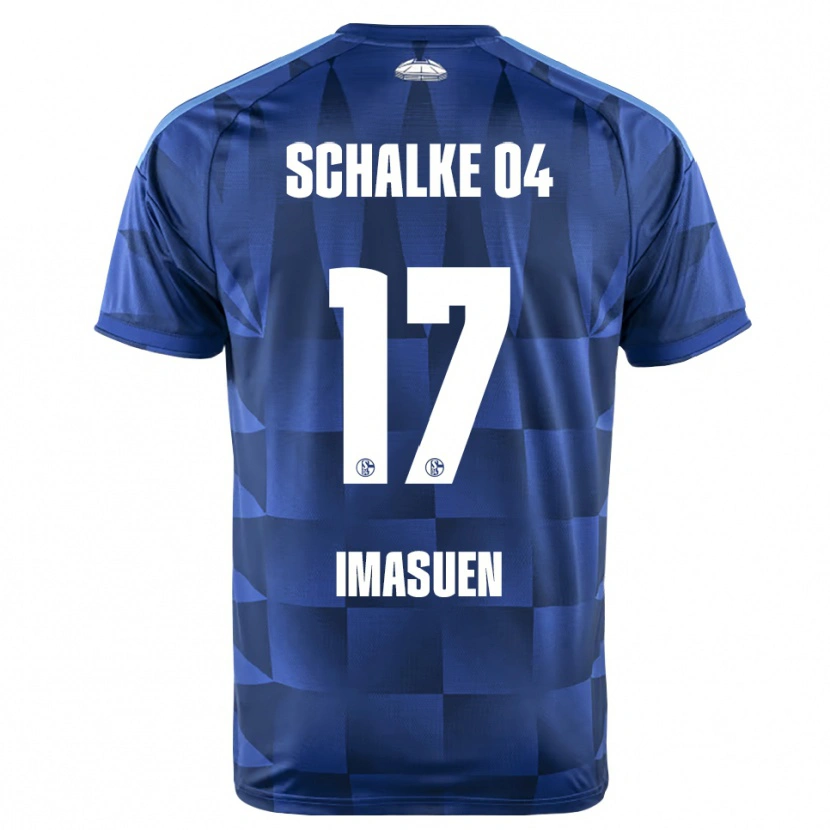 Danxen Homem Camisola Joel Imasuen #17 Azul Escuro Amarelo Branco Principal 2026/27 Camisa