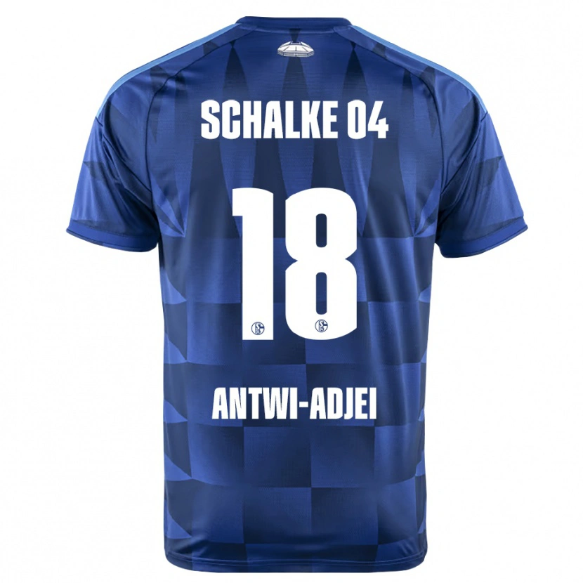 Danxen Homem Camisola Christopher Antwi-Adjei #18 Azul Escuro Amarelo Branco Principal 2026/27 Camisa