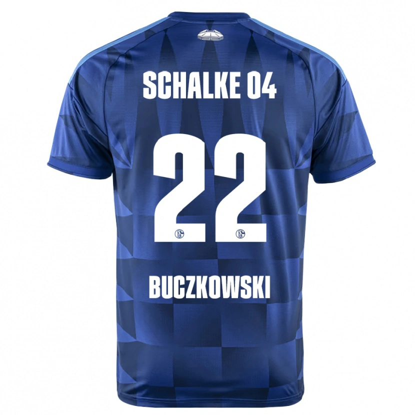 Danxen Homem Camisola Philip Buczkowski #22 Azul Escuro Amarelo Branco Principal 2026/27 Camisa