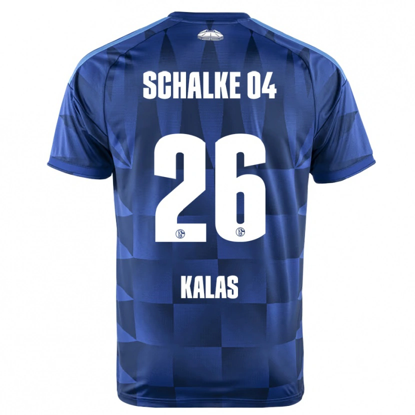 Danxen Homem Camisola Tomas Kalas #26 Azul Escuro Amarelo Branco Principal 2026/27 Camisa