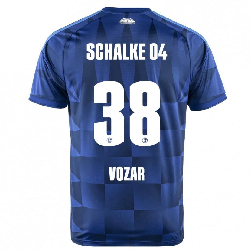 Danxen Homem Camisola Luca Vozar #38 Azul Escuro Amarelo Branco Principal 2026/27 Camisa