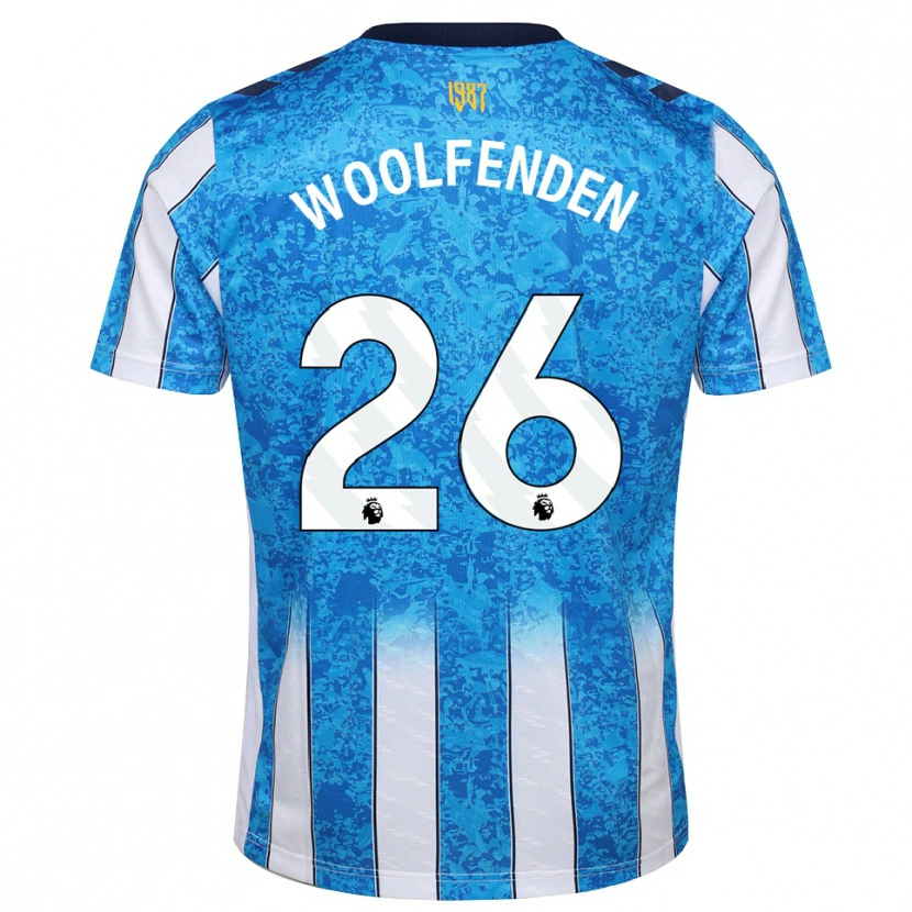 Danxen Homem Camisola Luke Woolfenden #26 Branco Azul Laranja Principal 2026/27 Camisa