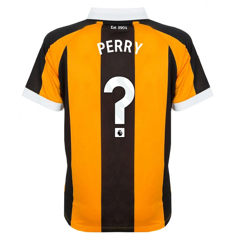Danxen Homem Camisola Alfie Perry #0 Laranja Preto Branco Principal 2026/27 Camisa