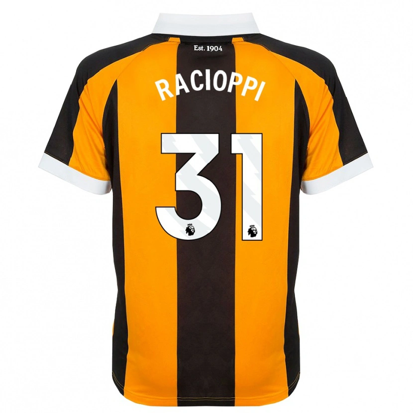 Danxen Homem Camisola Anthony Racioppi #31 Laranja Preto Branco Principal 2026/27 Camisa