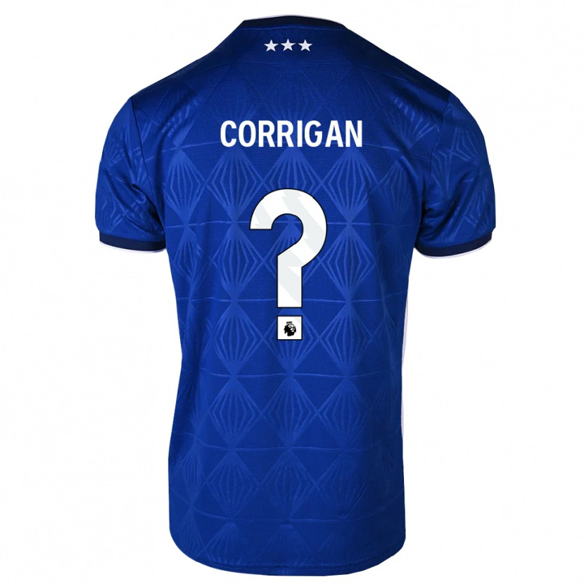 Danxen Homem Camisola Finlay Corrigan #0 Azul Médio Branco Vermelho Principal 2026/27 Camisa