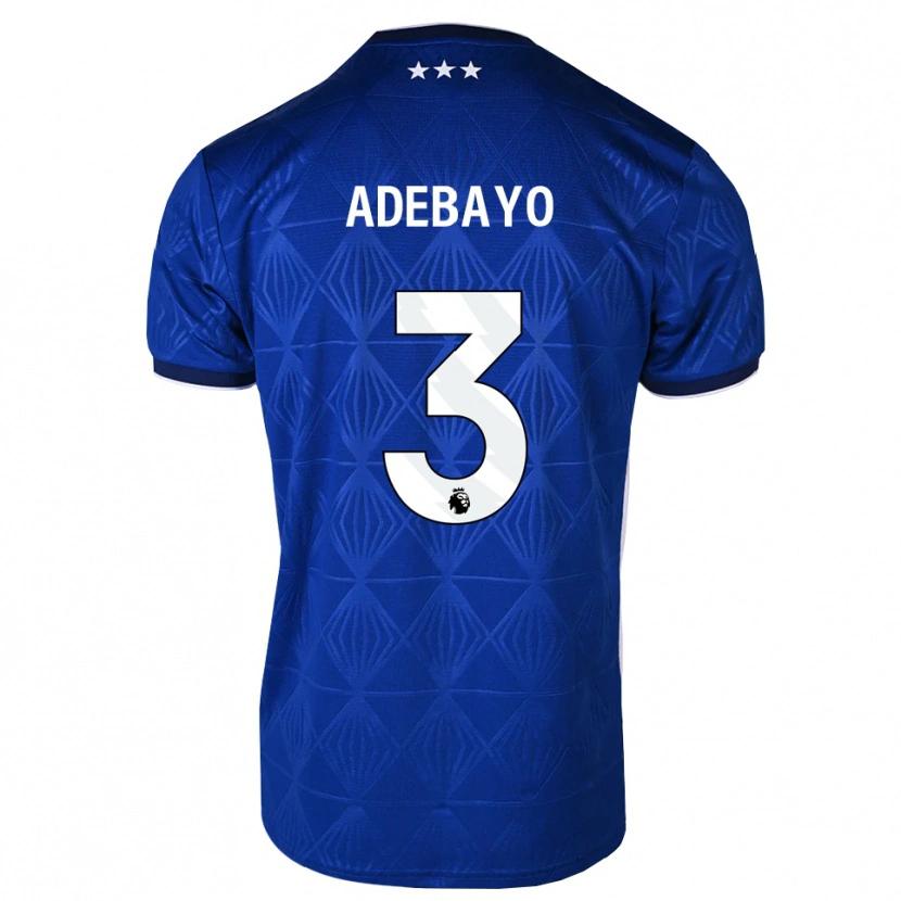 Danxen Homem Camisola Praise Adebayo #3 Azul Médio Branco Vermelho Principal 2026/27 Camisa