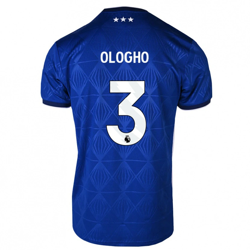 Danxen Homem Camisola Daniel Ologho #3 Azul Médio Branco Vermelho Principal 2026/27 Camisa