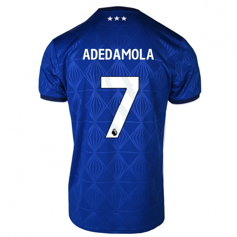 Danxen Homem Camisola Joel Adedamola #7 Azul Médio Branco Vermelho Principal 2026/27 Camisa