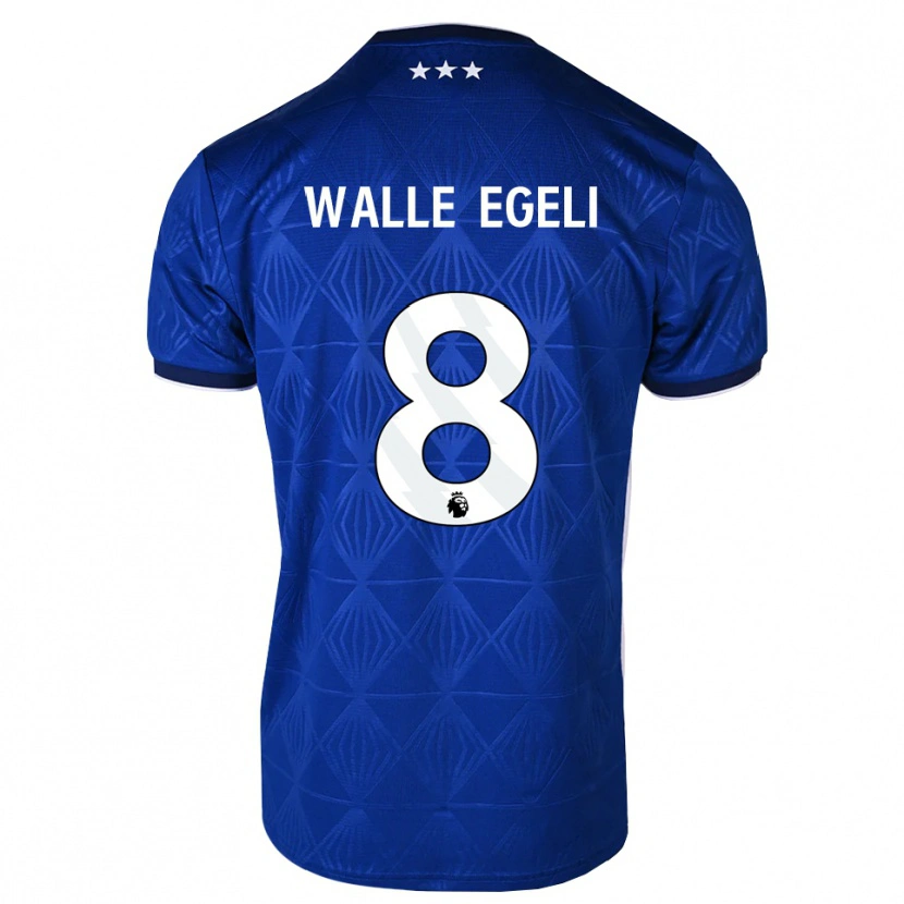 Danxen Homem Camisola Sindre Walle Egeli #8 Azul Médio Branco Vermelho Principal 2026/27 Camisa