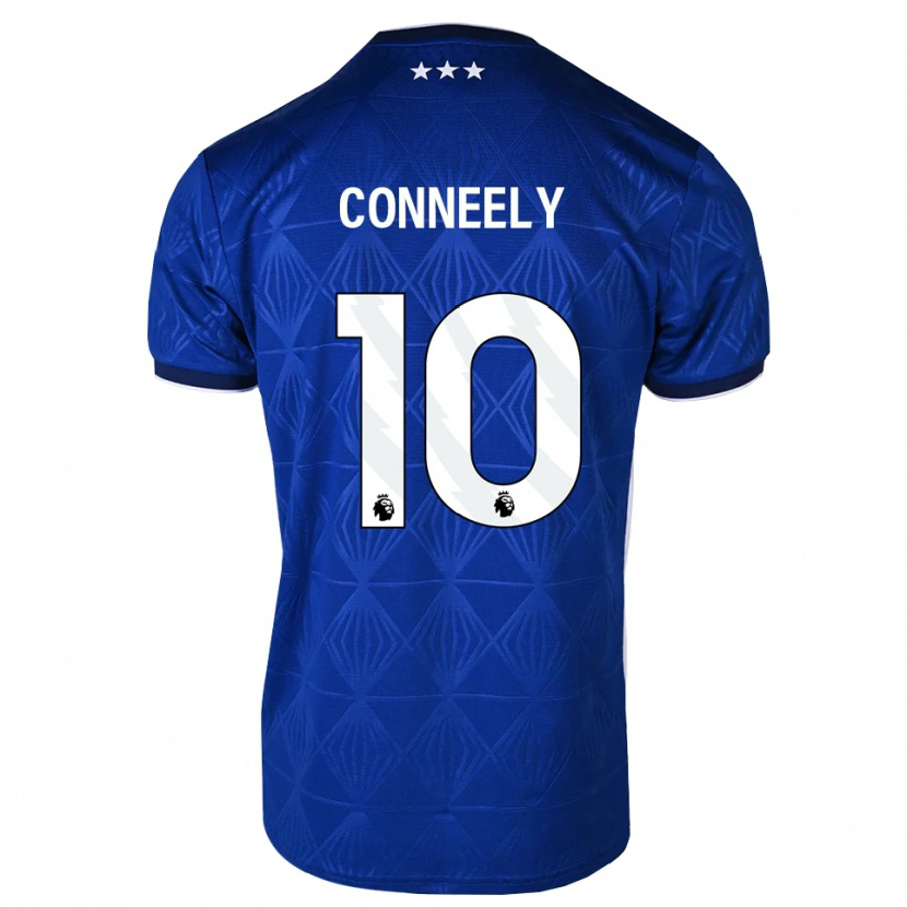 Danxen Homem Camisola George Conneely #10 Azul Médio Branco Vermelho Principal 2026/27 Camisa