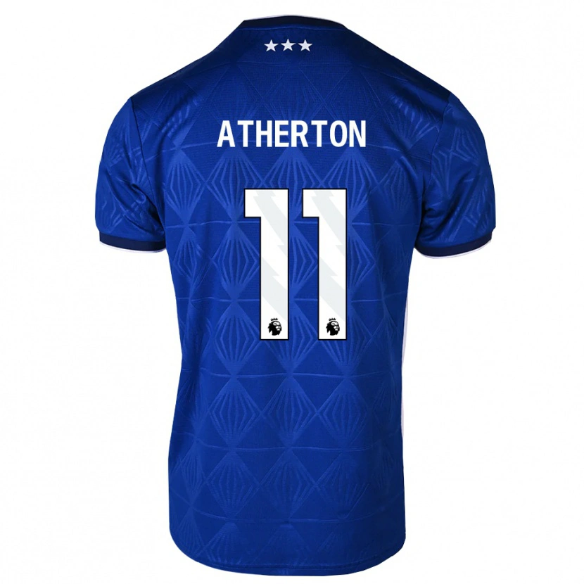 Danxen Homem Camisola Chris Atherton #11 Azul Médio Branco Vermelho Principal 2026/27 Camisa