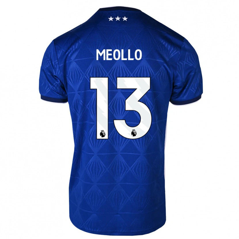 Danxen Homem Camisola Nina Meollo #13 Azul Médio Branco Vermelho Principal 2026/27 Camisa