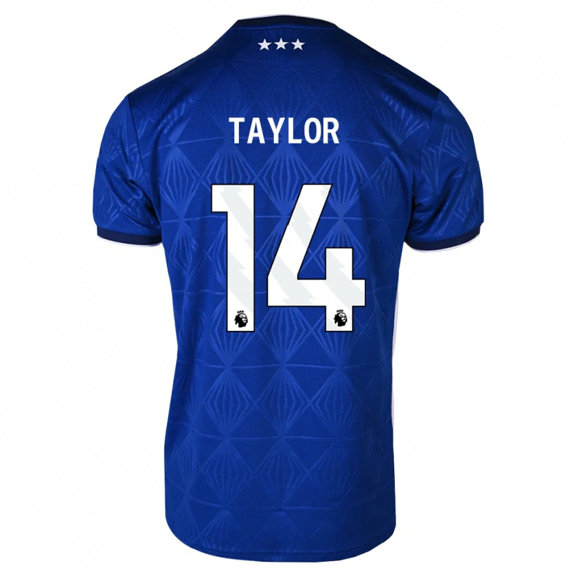 Danxen Homem Camisola Jack Taylor #14 Azul Médio Branco Vermelho Principal 2026/27 Camisa