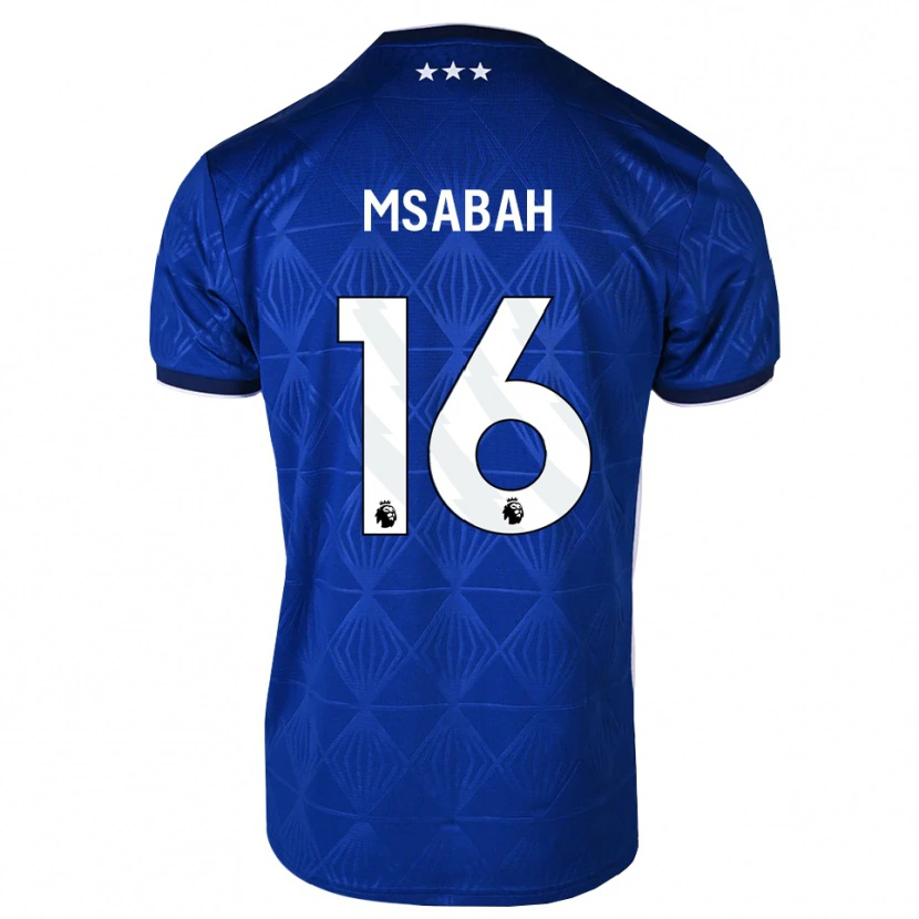 Danxen Homem Camisola Ibrahim Msabah #16 Azul Médio Branco Vermelho Principal 2026/27 Camisa