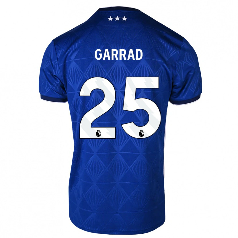 Danxen Homem Camisola Grace Garrad #25 Azul Médio Branco Vermelho Principal 2026/27 Camisa