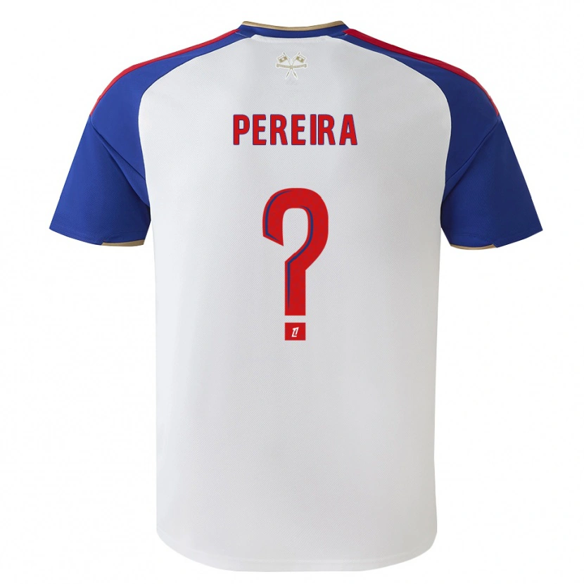Danxen Homem Camisola Mateo Pereira #0 Azul Real Vermelho Branco Principal 2026/27 Camisa