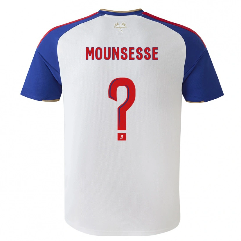Danxen Homem Camisola Jeremy Mounsesse #0 Azul Real Vermelho Branco Principal 2026/27 Camisa
